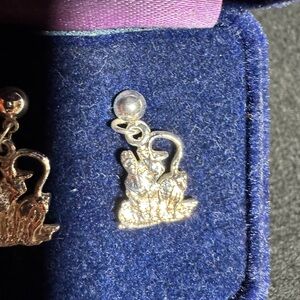 Montana Silversmiths Silver Cowboy Roping Earrings